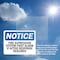Signmission Fire Suppression System First Alarm If Active OSHA Notice Sign, Plastic, 14in W x 10in L, 2PK OS-2PACK-NS-P-1014-L-12701 - alternate 5